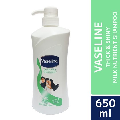 Vaseline Thick & Shiny Milk Nutrient Shampoo 200ml